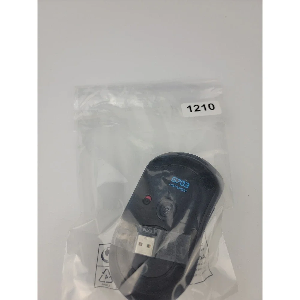 Logitech G703 Lightspeed Wireless Gaming Mouse Black HERO 25K Sensor USB Receive